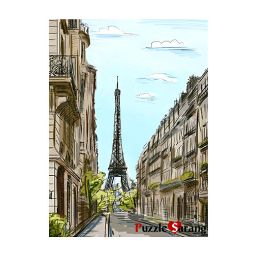 파리의 에펠탑 거리 [미니] [플라스틱]